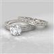 2 - Rachel 1.00 ct Classic Moissanite (6.50 mm) Solitaire Bridal Set Ring  