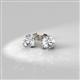 2 - Pema Diamond (5.2mm) Martini Solitaire Stud Earrings 