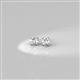 2 - Alina  Round Diamond 1/4 ctw (SI2/HI) Four Prongs Solitaire Stud Earrings 