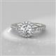 2 - Eleanor Semi Mount Halo Engagement Ring 