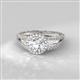 2 - Aylin Citrine and Diamond Halo Engagement Ring 