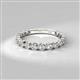 2 - Ashlyn 1.80 mm Iolite 3/4 Eternity Band 