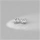 2 - Alina 0.50 ctw Lab Grown Diamond (4.00 mm) Solitaire Stud Earrings 