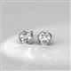 2 - Carys Tanzanite (4mm) Solitaire Stud Earrings 