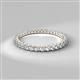 2 - Joyce 2.00 mm Emerald Eternity Band 