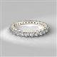 2 - Joyce 2.70 mm Round Peridot Eternity Band 