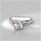 2 - Adira 6.50 mm Round Citrine Solitaire Engagement Ring 