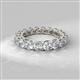 2 - Lucida 3.80 mm Round Lab Grown Diamond U Prong Eternity Band 