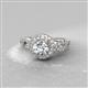 2 - Hana Signature Semi Mount Halo Engagement Ring 