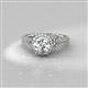 2 - Levana Signature Lab Grown and Mined Diamond Halo Engagement Ring 