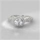 2 - Riona Signature Semi Mount Halo Engagement Ring 
