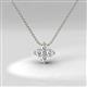 2 - Anthea Lab Grown Diamond Floral Pendant 