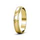 3 - Bryon High Polish 4 mm Milgrain Wedding Band 