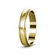 3 - Bryon Satin Finish 4 mm Milgrain Wedding Band 