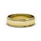 2 - Bryon Satin Finish 4 mm Milgrain Wedding Band 
