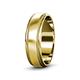 3 - Bryon Satin Finish 4 mm Milgrain Wedding Band 