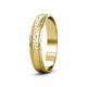 3 - Bryon Hammer Finish 4 mm Milgrain Wedding Band 