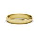 2 - Alain Satin Finish 4 mm Step Edge Wedding Band 
