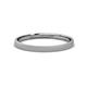2 - Valerio Glass Finish 2.00 mm Dome Wedding Band 