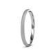 3 - Valerio Glass Finish 2.00 mm Dome Wedding Band 
