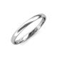 1 - Valerio Satin Finish 2.00 mm Dome Wedding Band 