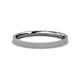 1 - Aidan Glass Finish 2.00 mm Flat Comfort Fit Unisex Wedding Band 