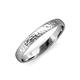 1 - Valerio Hammer Finish 2.00 mm Dome Wedding Band 