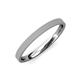 1 - Aidan Glass Finish 2.00 mm Flat Comfort Fit Unisex Wedding Band 