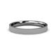 2 - Aidan Glass Finish 2.00 mm Flat Comfort Fit Unisex Wedding Band 