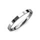 1 - Aidan High Polish 2.00 mm Flat Comfort Fit Unisex Wedding Band 