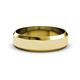 3 - Feivel Glass Finish 4.00 mm Beveled Edge Wedding Band 