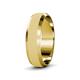 4 - Feivel Glass Finish 4.00 mm Beveled Edge Wedding Band 