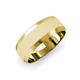 1 - Feivel Glass Finish 4.00 mm Beveled Edge Wedding Band 