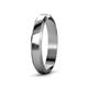 4 - Feivel High Polish 4.00 mm Beveled Edge Wedding Band 