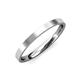 1 - Aidan Satin Finish 2.00 mm Flat Comfort Fit Unisex Wedding Band 