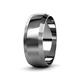 4 - Feivel High Polish 4.00 mm Beveled Edge Wedding Band 