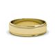 2 - Bryon Glass Finish 4 mm Milgrain Wedding Band 
