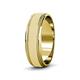 3 - Bryon Glass Finish 4 mm Milgrain Wedding Band 