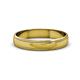 2 - Bryon High Polish 4 mm Milgrain Wedding Band 