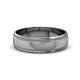 2 - Bryon High Polish 4 mm Milgrain Wedding Band 