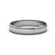 2 - Bryon Satin Finish 4 mm Milgrain Wedding Band 