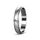 3 - Bryon Satin Finish 4 mm Milgrain Wedding Band 