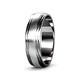 3 - Alain Satin Finish 4 mm Step Edge Wedding Band 