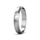 3 - Alain High Polish 4 mm Step Edge Wedding Band 