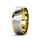 3 - Thorin High Polish 7 mm Two Tone Wedding Band 