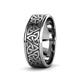 3 - Arden High Polish 7.00 mm Celtic Trinity Knot Wedding Band 