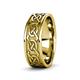 3 - Daryl High Polish 7.00 mm Celtic Knot Wedding Band 