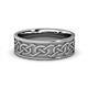 2 - Daryl High Polish 7.00 mm Celtic Knot Wedding Band 