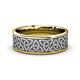 2 - Arden High Polish 7.00 mm Two Tone Celtic Trinity Knot Wedding Band 