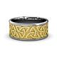 2 - Arden High Polish 7.00 mm Two Tone Celtic Trinity Knot Wedding Band 
